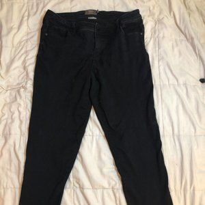 torrid black straight jeans